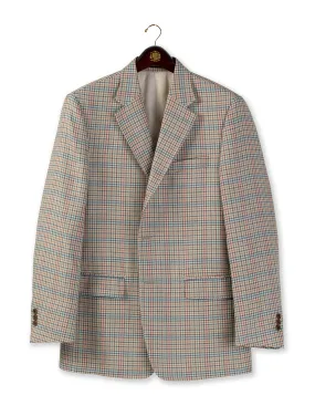 MULTICOLOR TAN CHECK SPORT COAT