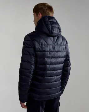 Napapijri Aerons Navy Hooded Coat