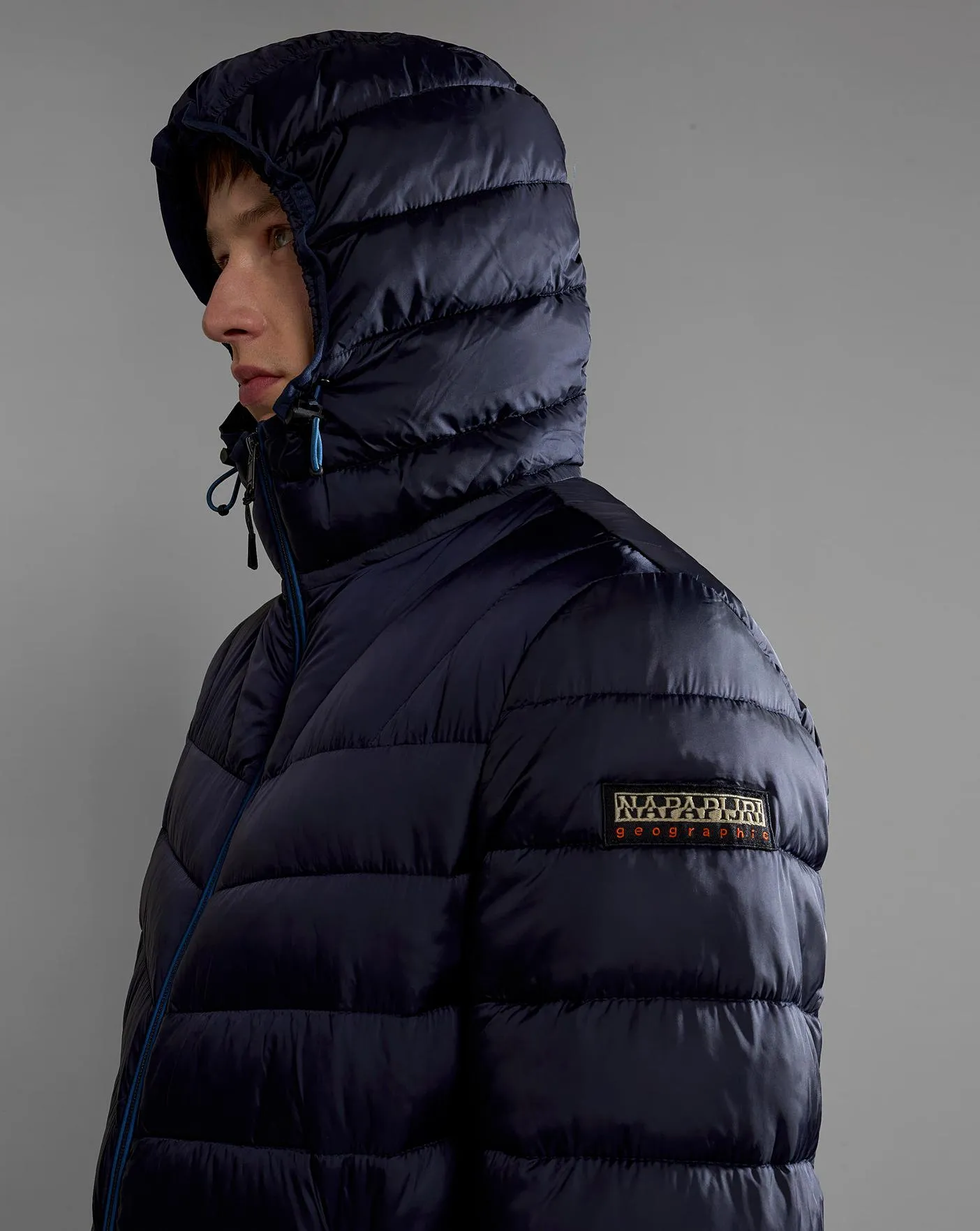 Napapijri Aerons Navy Hooded Coat