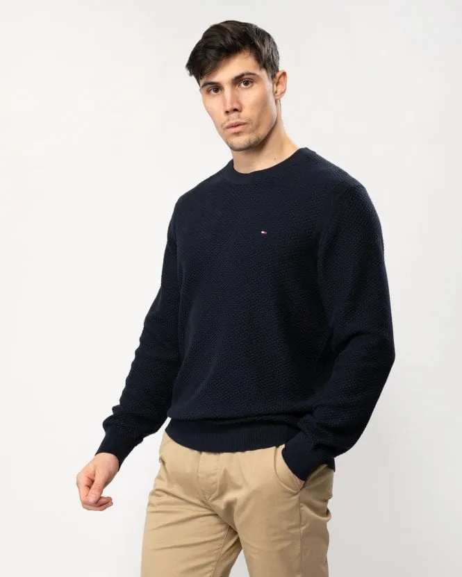 Oval Structure Mens Crew Jumper