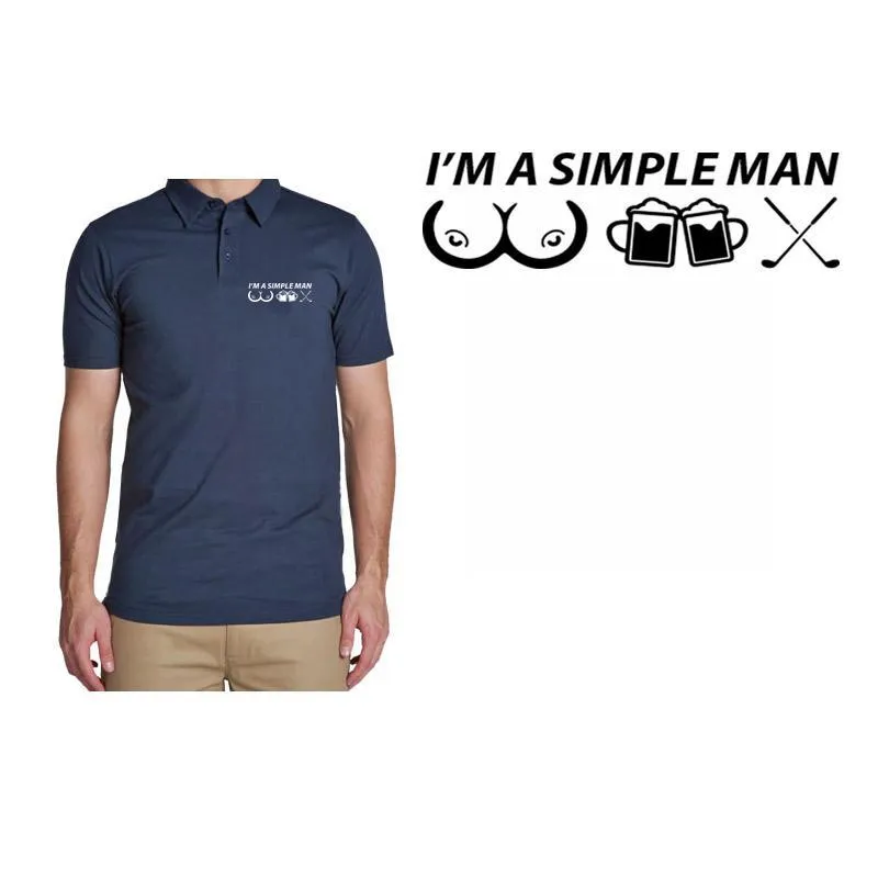 Performance Golf Polo I'M A SIMPLE MAN