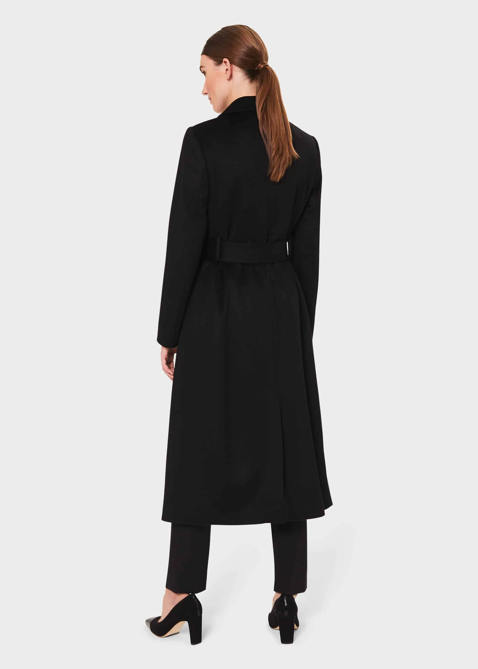 Petite Olivia Wool Wrap Coat 