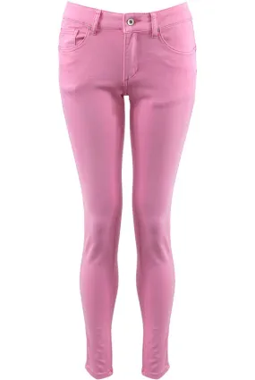 Pink Denim Skinny Jeans