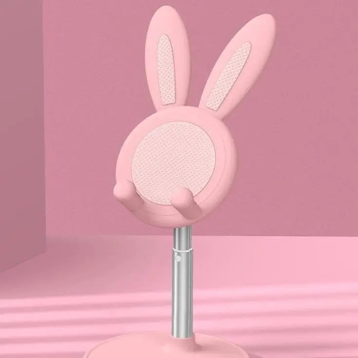 Pink/Green/White Kawaii Bunny Rabbit Ears Ajustable Phone Holder MK16335