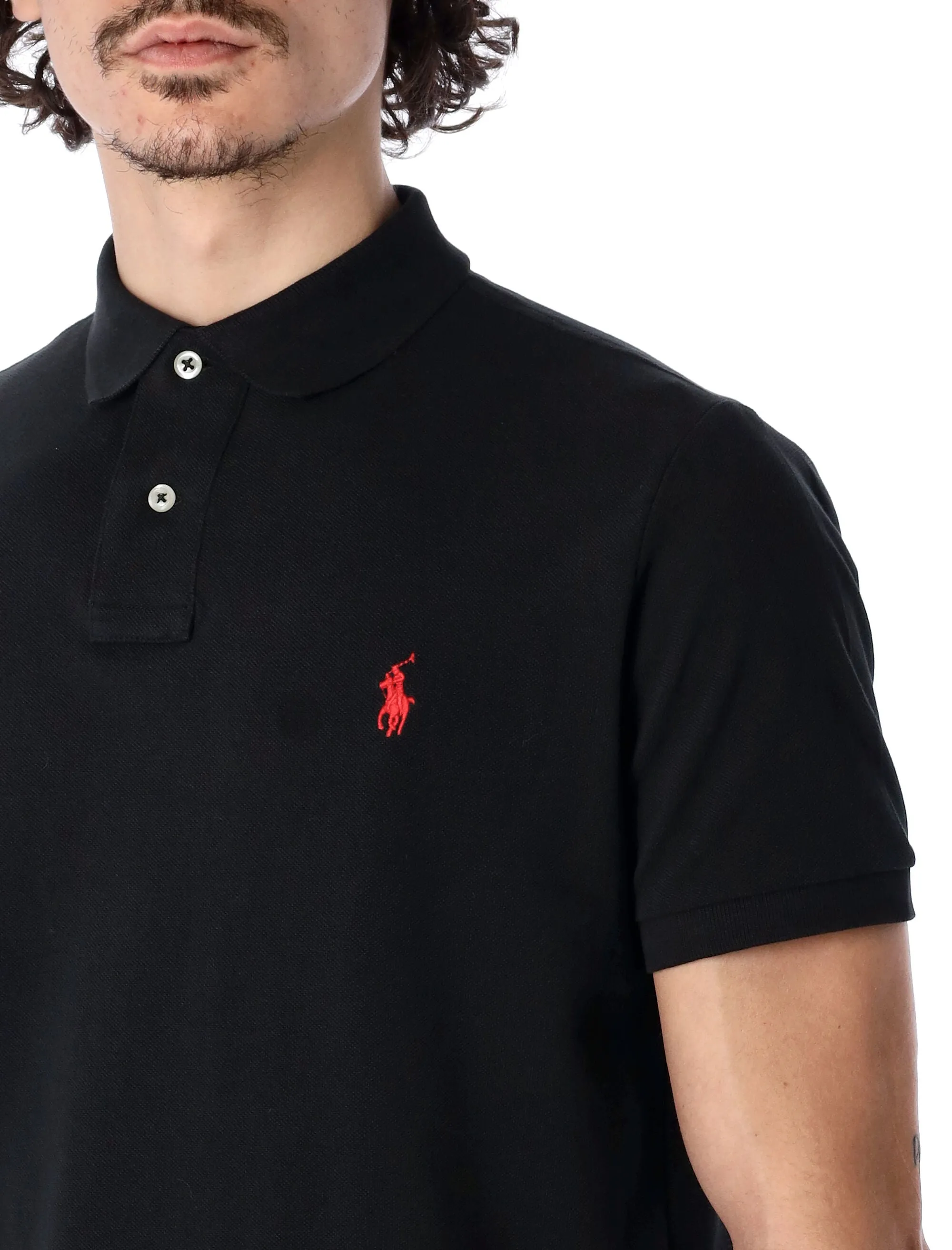 Polo Ralph Lauren Logo Embroidered Polo Shirt