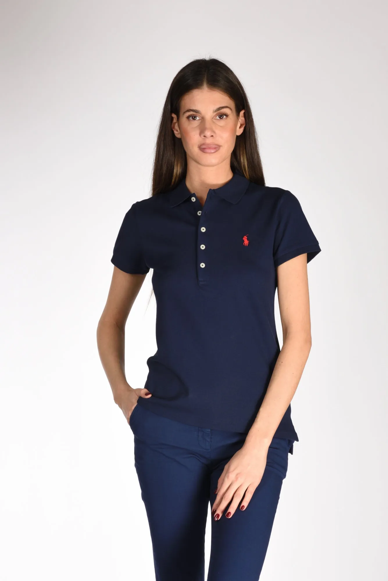 Polo Ralph Lauren Polo Colletto Blu Donna