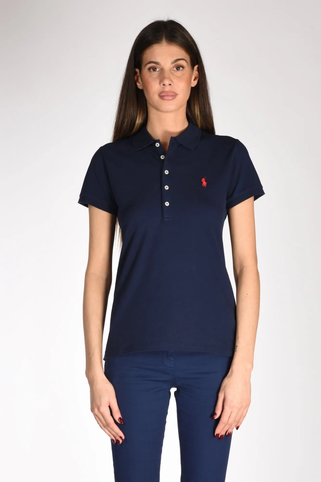 Polo Ralph Lauren Polo Colletto Blu Donna