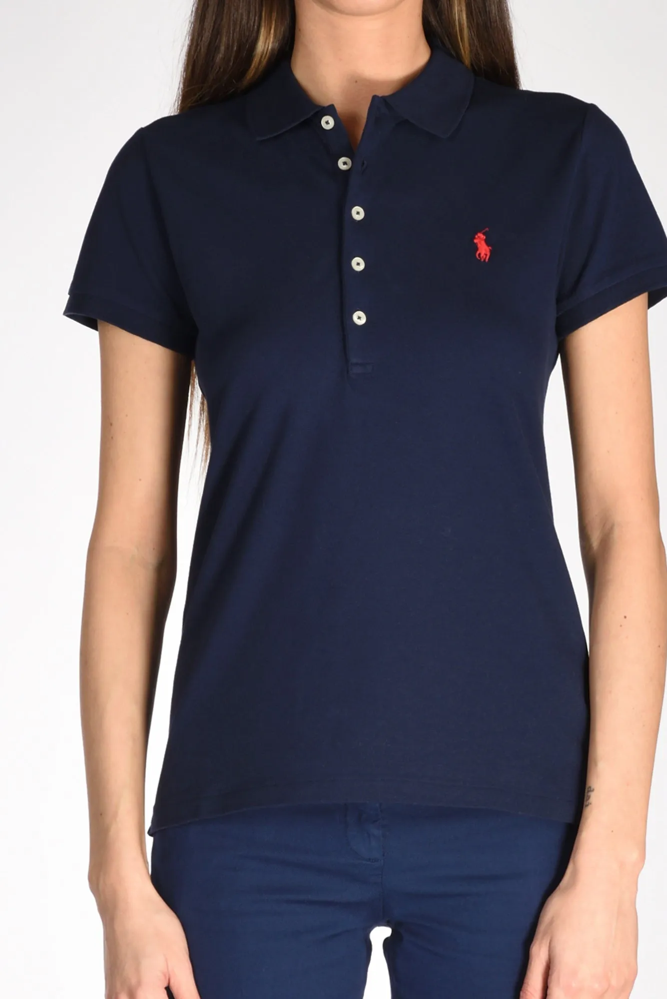 Polo Ralph Lauren Polo Colletto Blu Donna