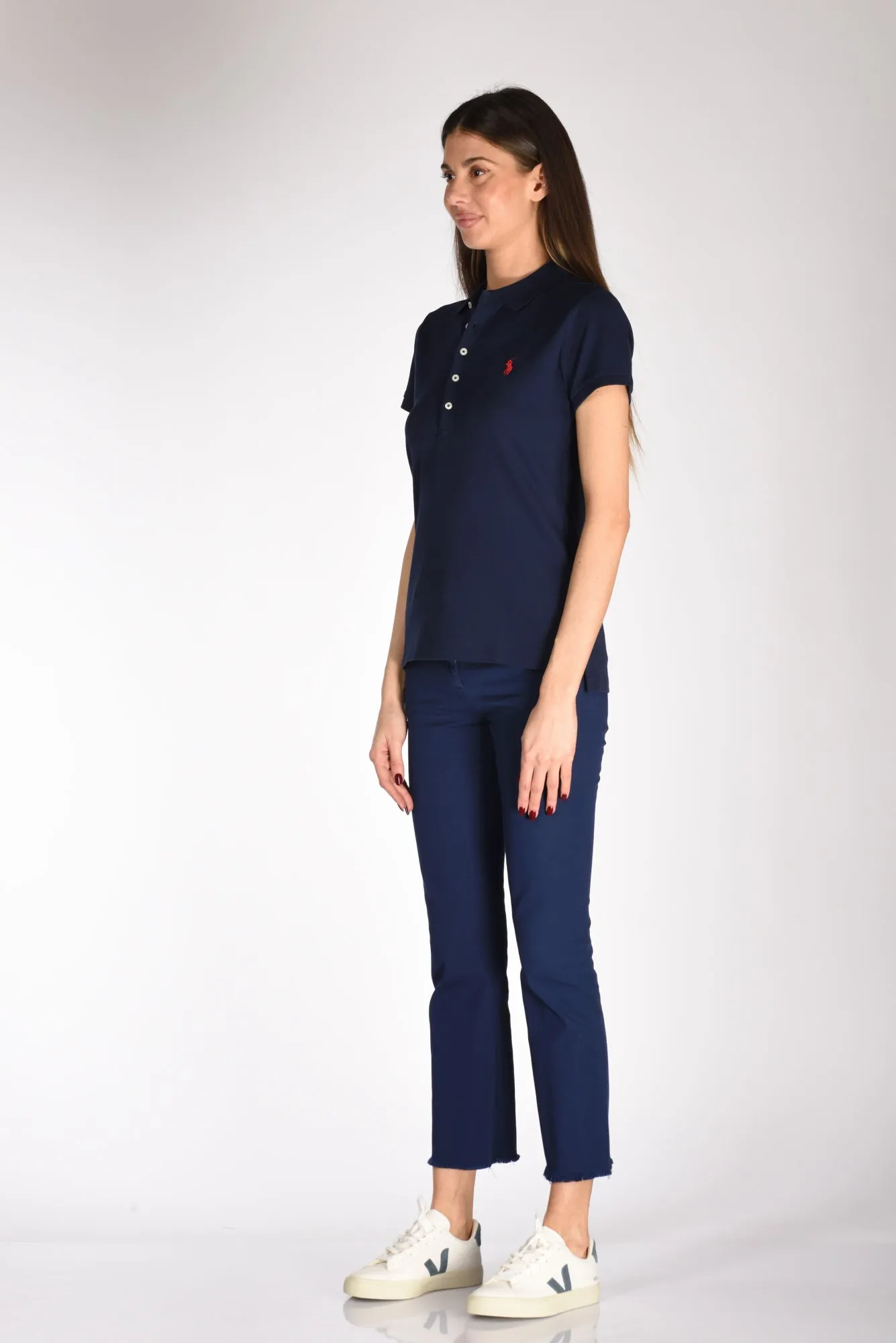 Polo Ralph Lauren Polo Colletto Blu Donna