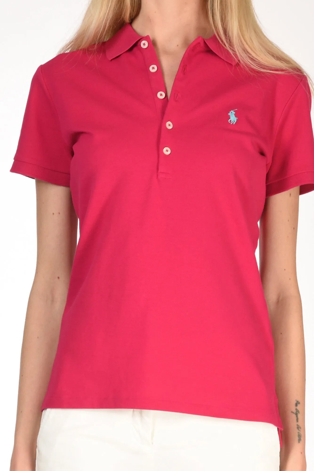 Polo Ralph Lauren Polo Colletto Fucsia Donna