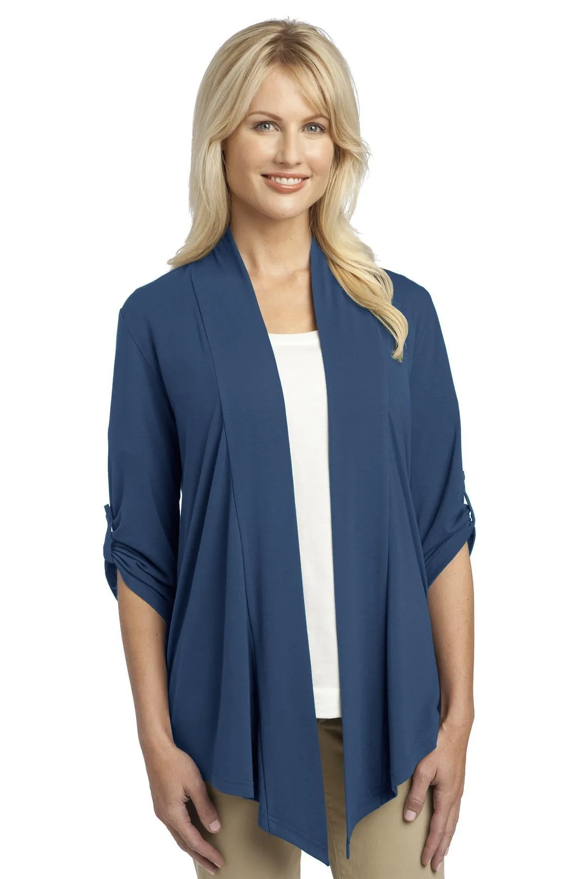 Port Authority Ladies Concept Shrug L543 Moonlight Blue