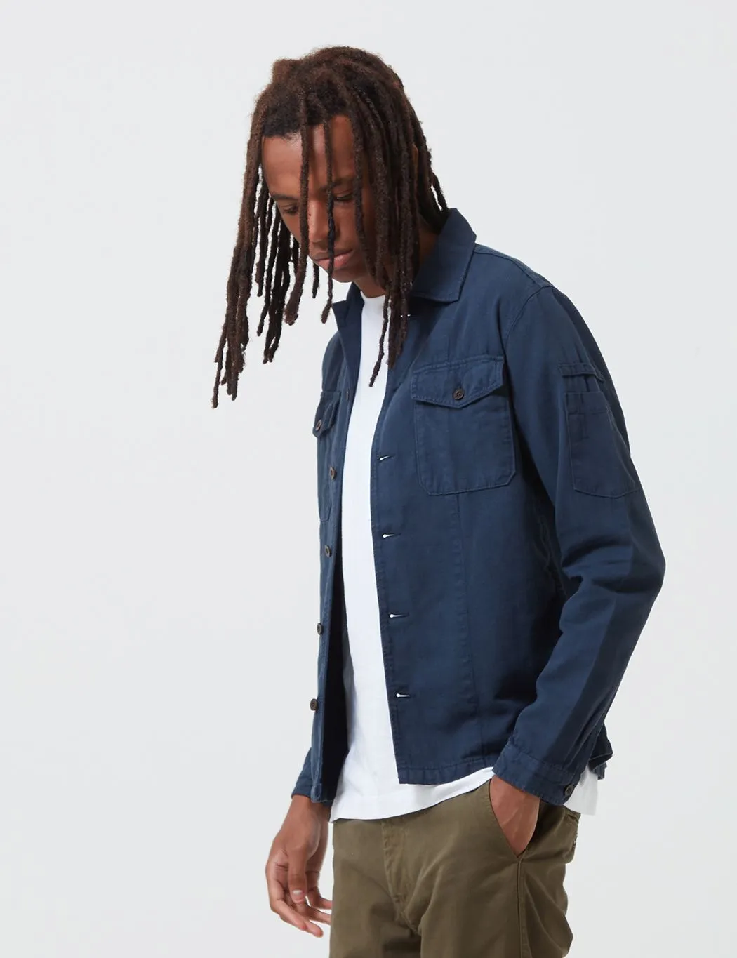 Portuguese Flannel Champ Jacket - Blue