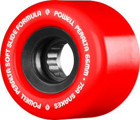 POWELL PERALTA WHEELS (JEU DE 4) 66MM SNAKES II 75A (4 couleurs)