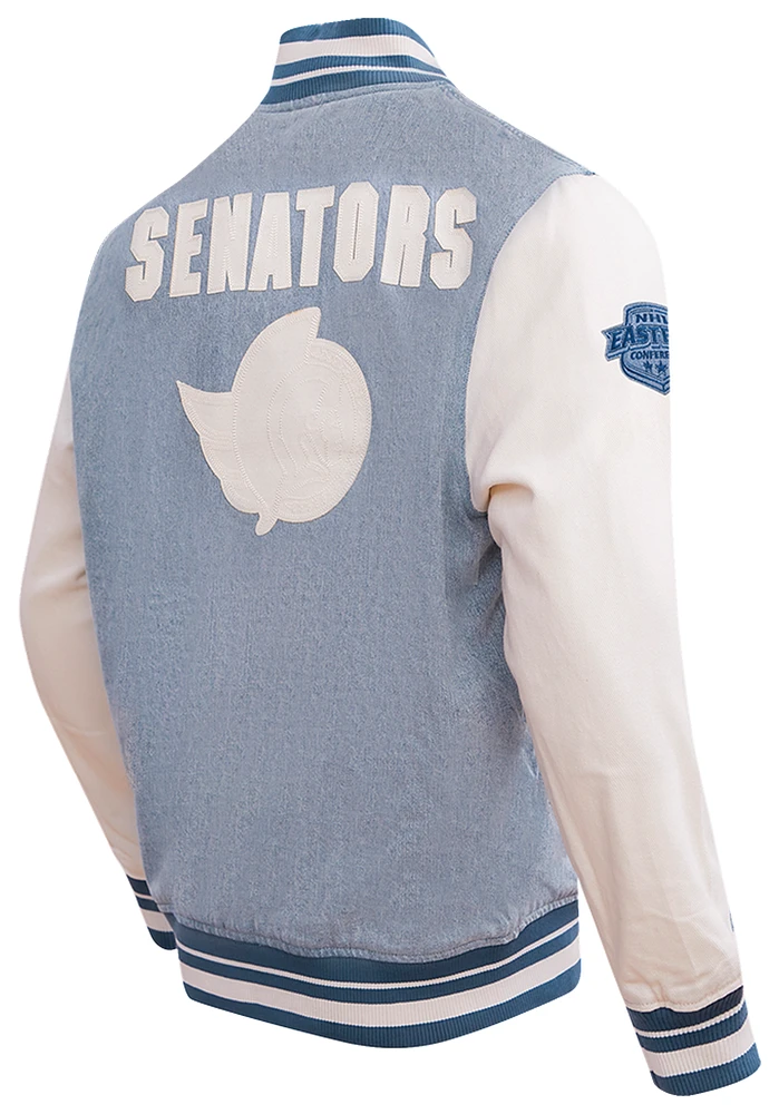 Pro Standard Pro Standard Senators Varsity Blues Denim Jacket  - Men's