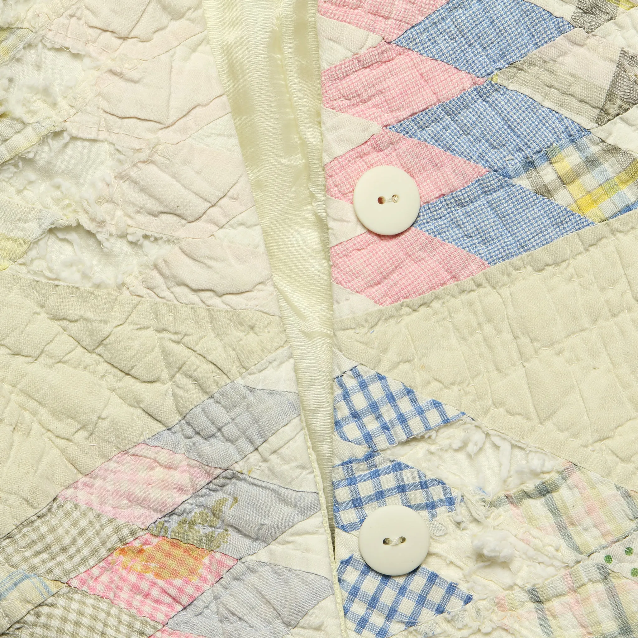 Quilt Coat - White Diamond