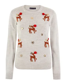 Reindeer Christmas Jumper