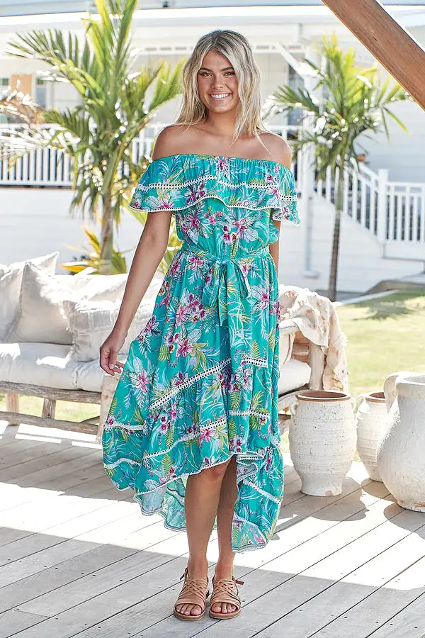 Romy Maxi Dress Wilder print