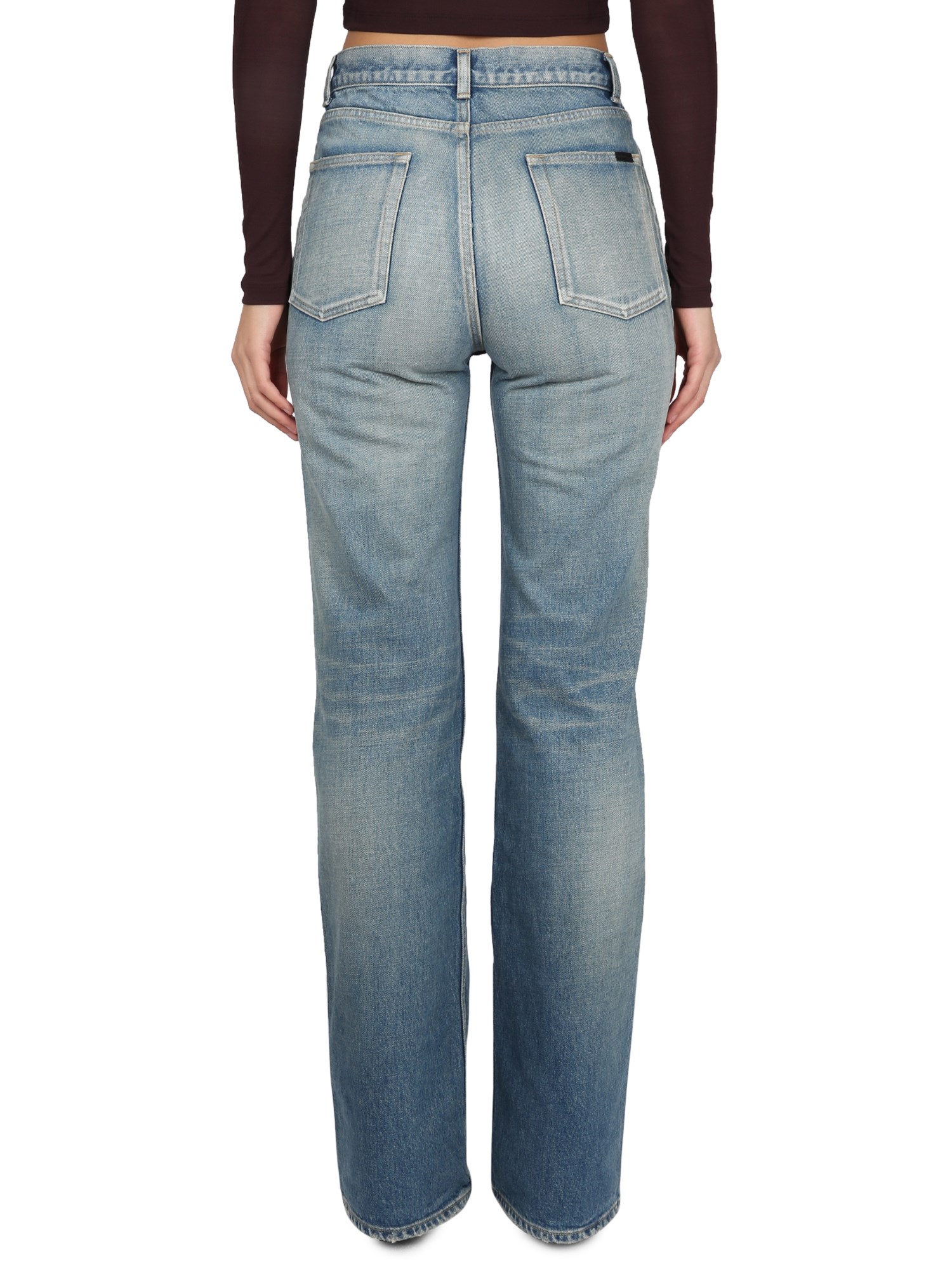 SAINT LAURENT    70S VINTAGE DENIM JEANS