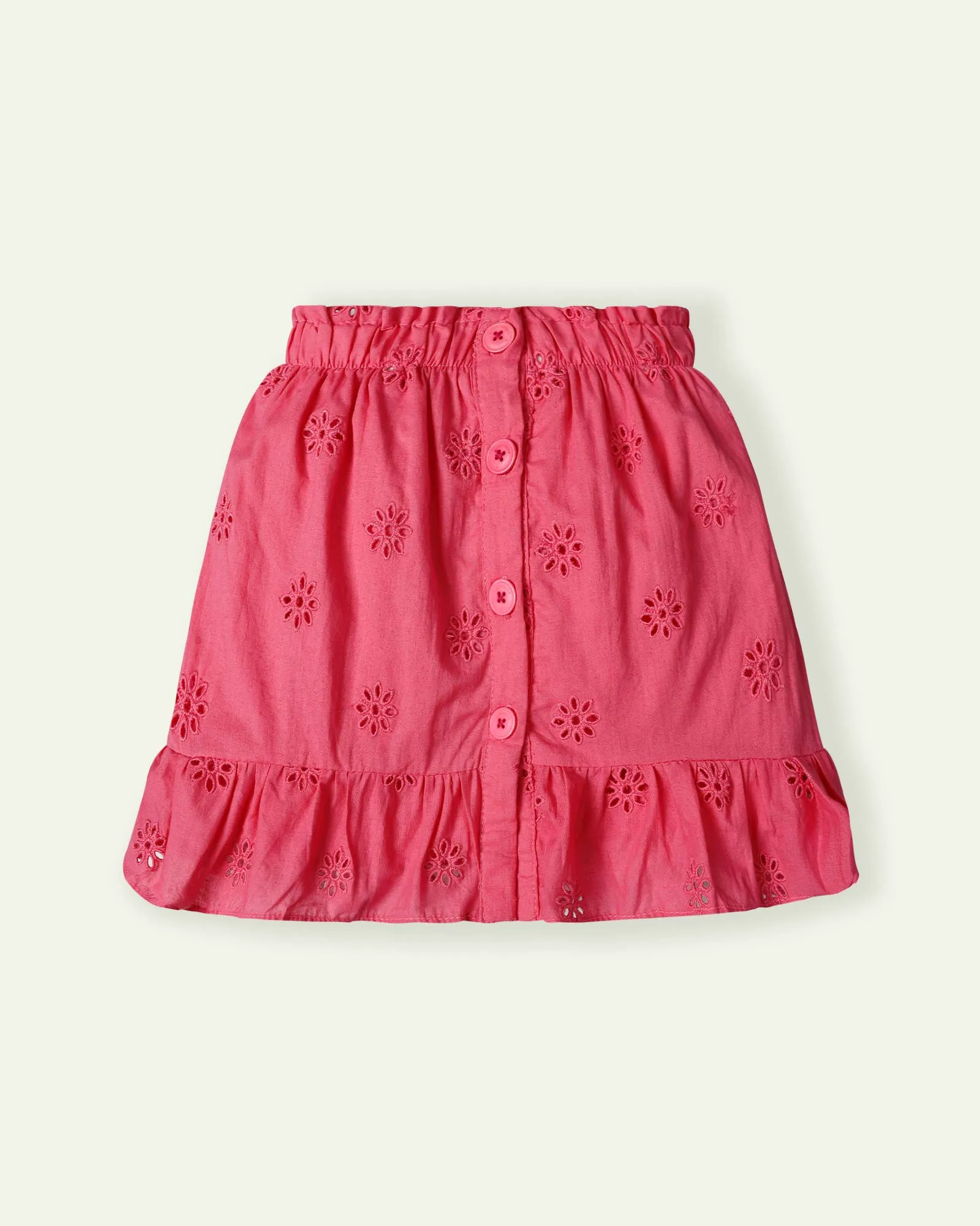 Schiffli A-Line Skirt