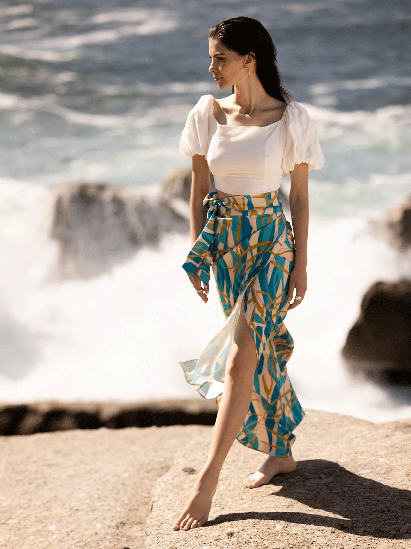 Seur Skirt - Blossom Teal