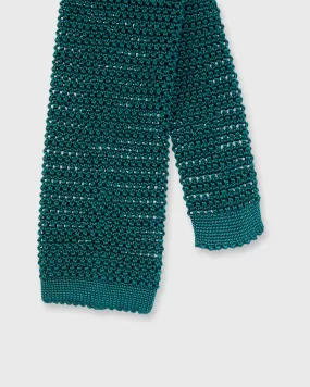 Silk Knit Tie in Spruce