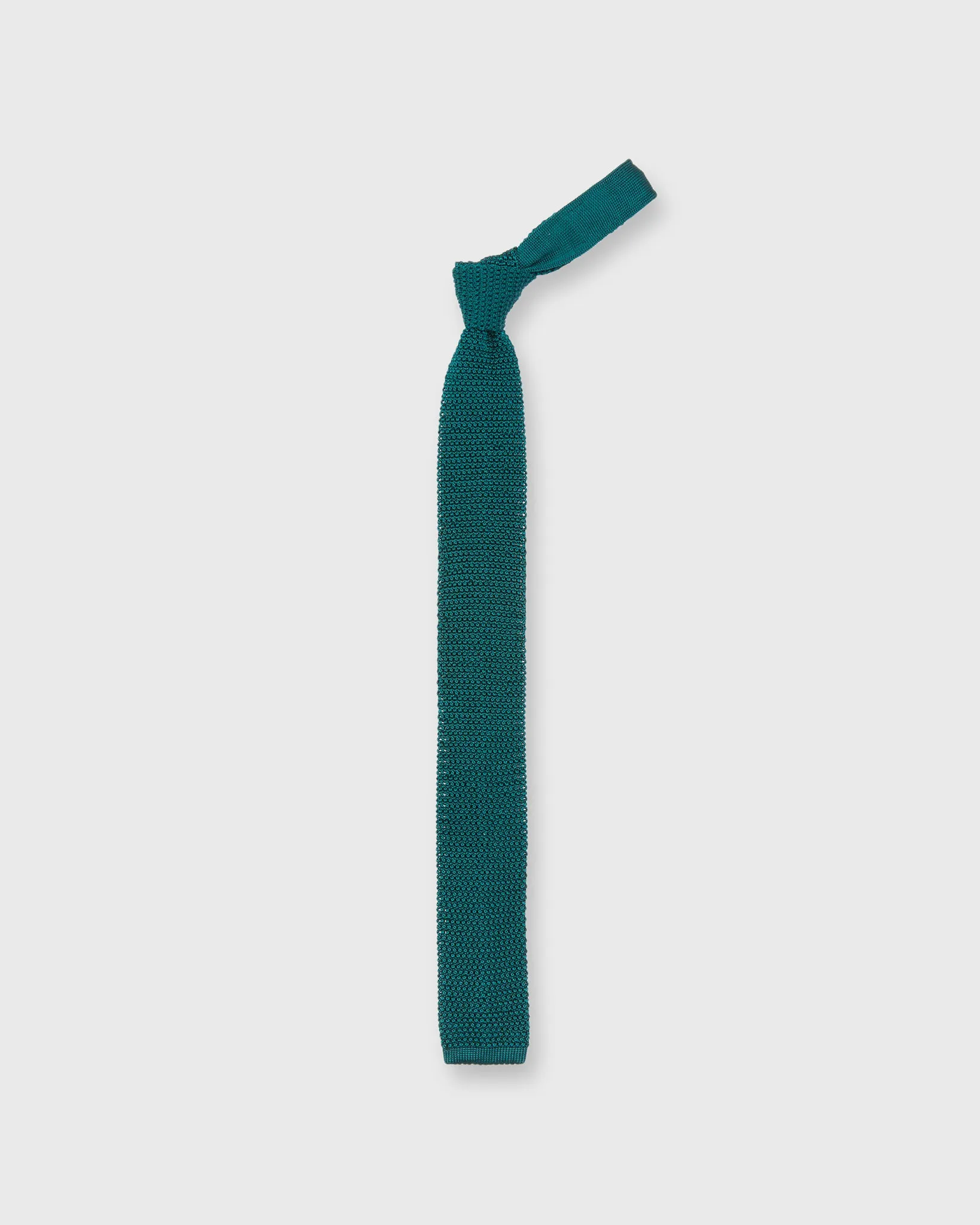 Silk Knit Tie in Spruce