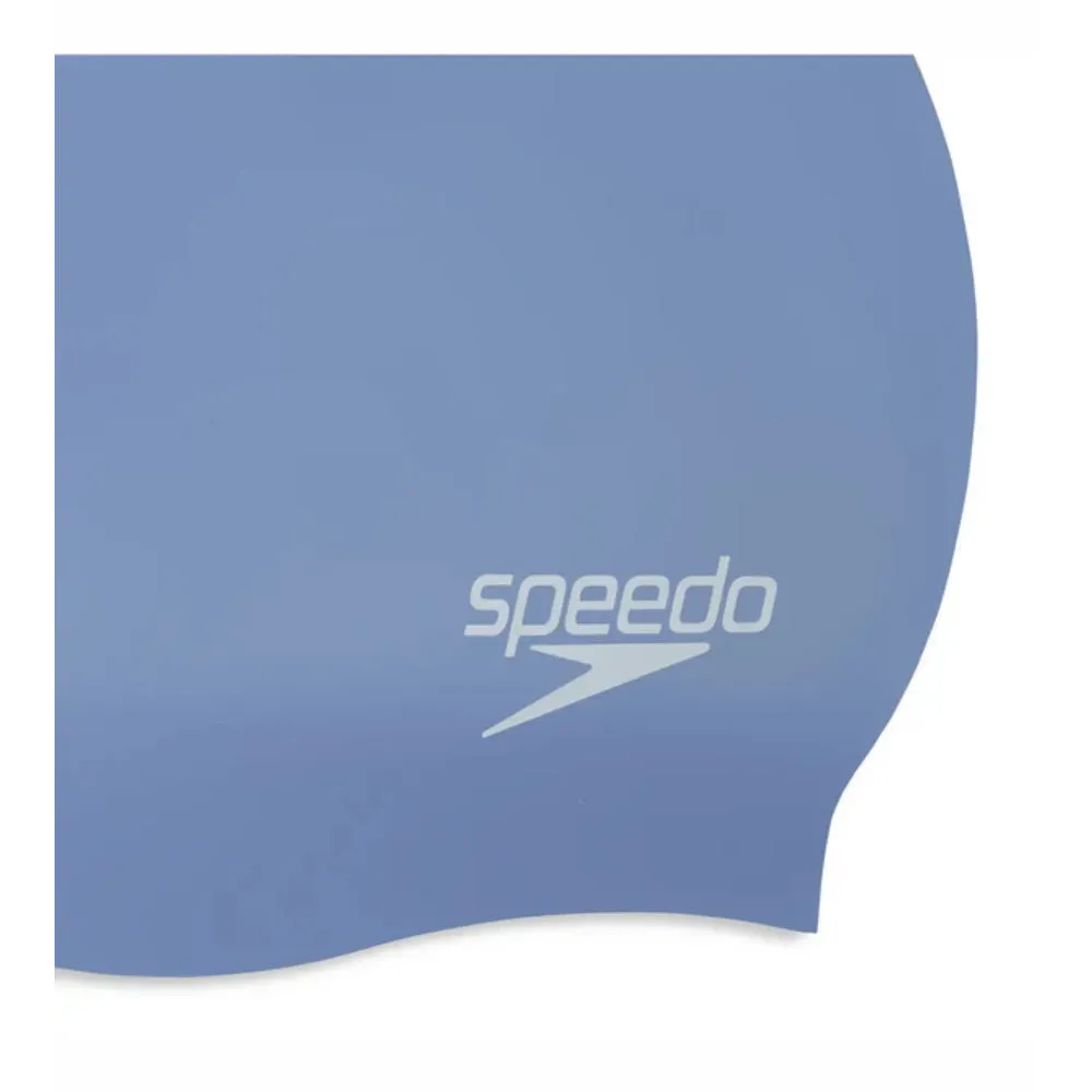 Speedo Long Hair Swimming Cap (Blue/Purple)