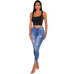 Stretch Denim Skinny Jeans