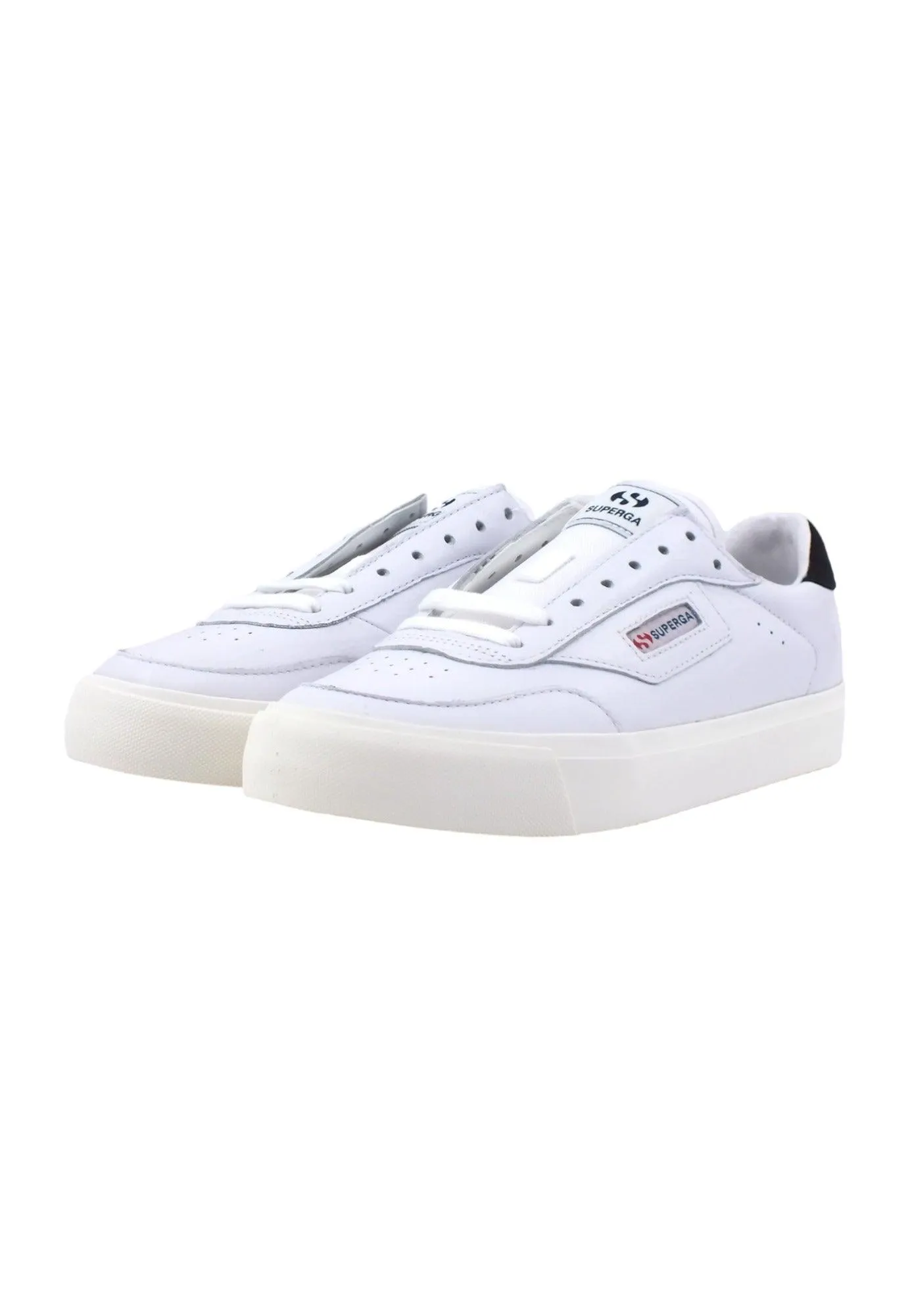 SUPERGA 3843 Court Sneaker Uomo White Black S5135EWU