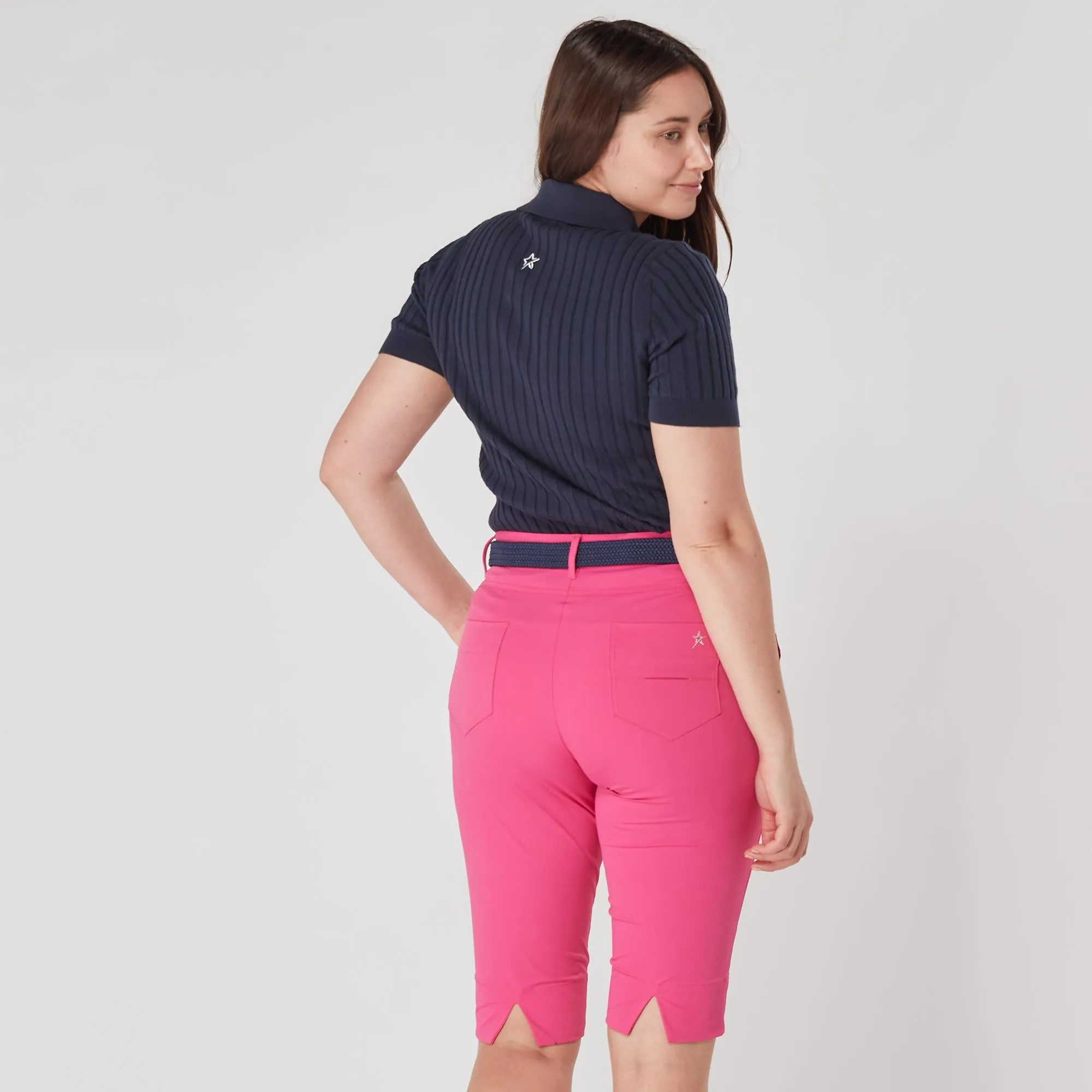 Swing Out Sister Abigail Ladies Golf Polo Shirt Navy Blazer