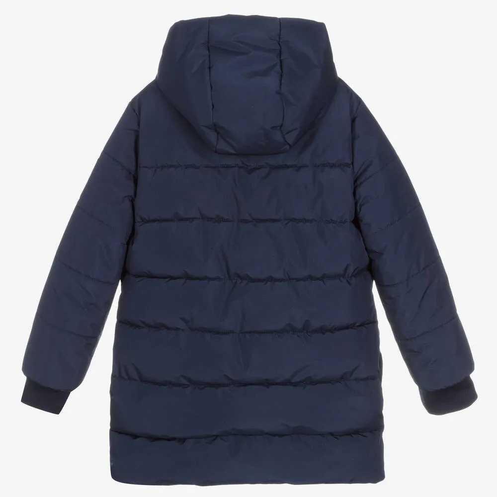 Teen Boys Blue Puffer Coat