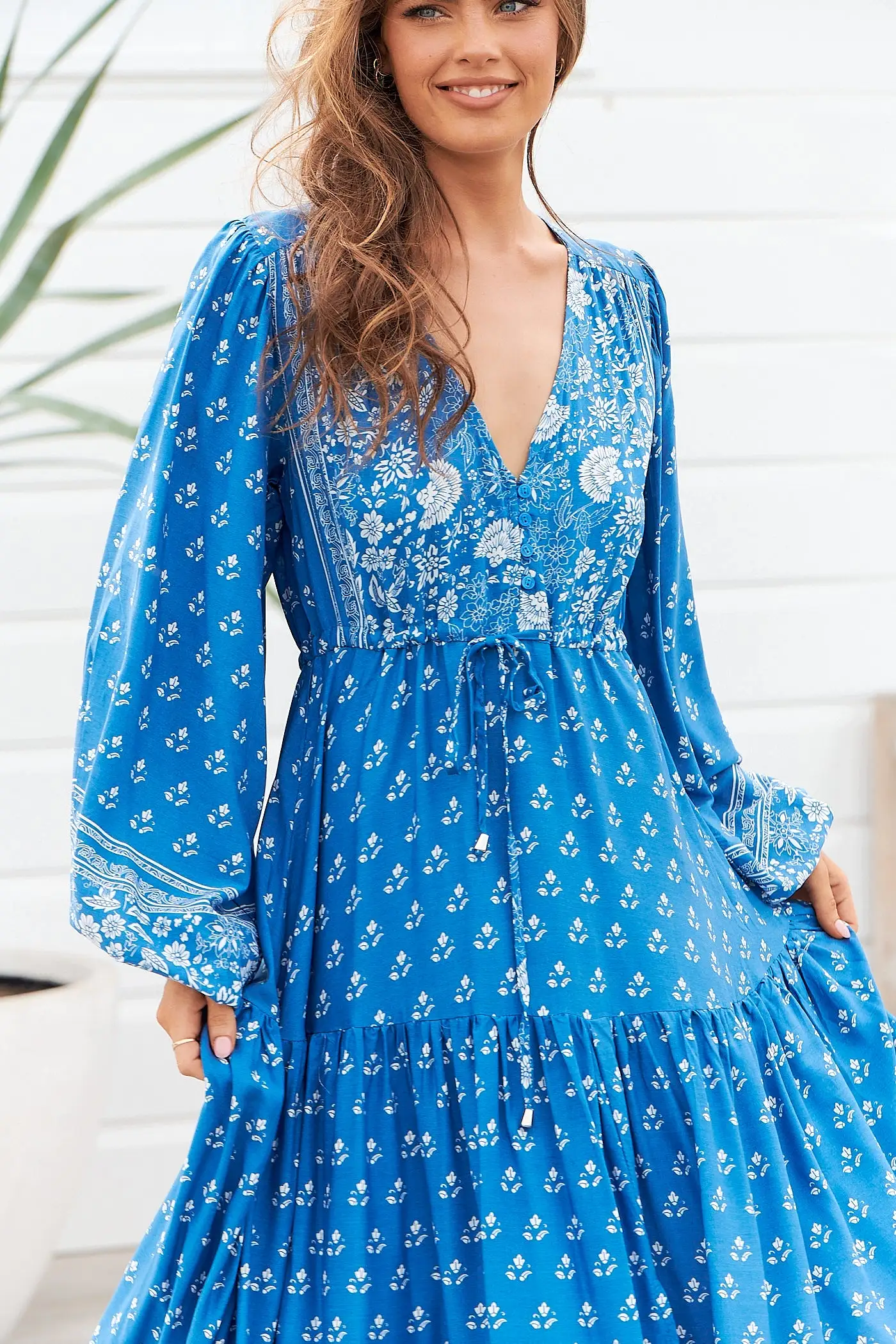 Teresa Maxi Dress Saint Print