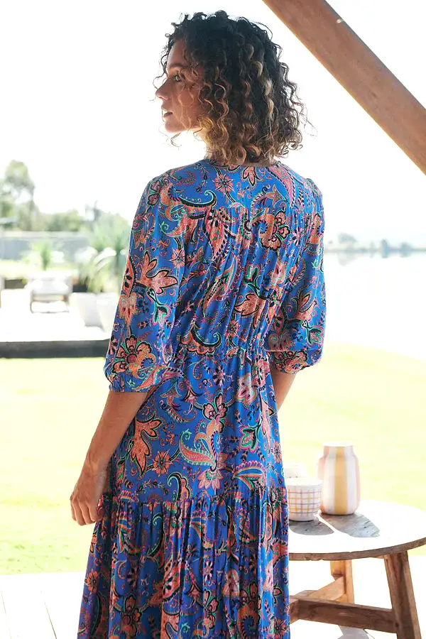 Tessa Maxi Dress Nirvana Print