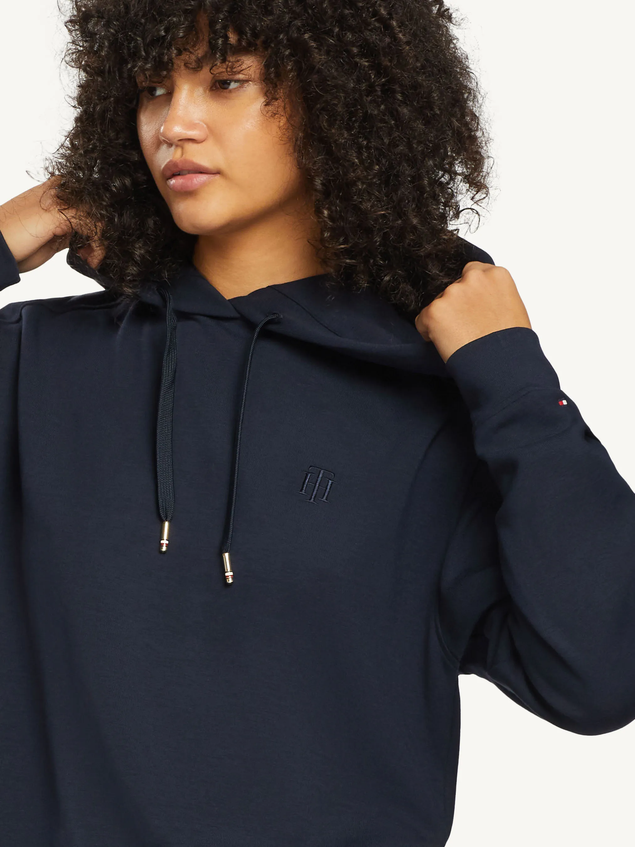 TH Interlock Relaxed Fit Hoodie | Hoodies | Tommy Hilfiger