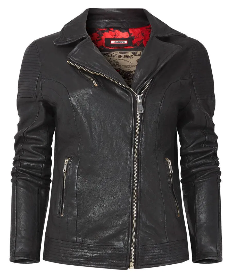 The Forever Black Leather Jacket