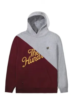 The Hundreds Reflex Hoodie Athletic Heather  380gsm open ended brushed back fleece  1x1 rib cuffs & waistband Contrast fleece lo