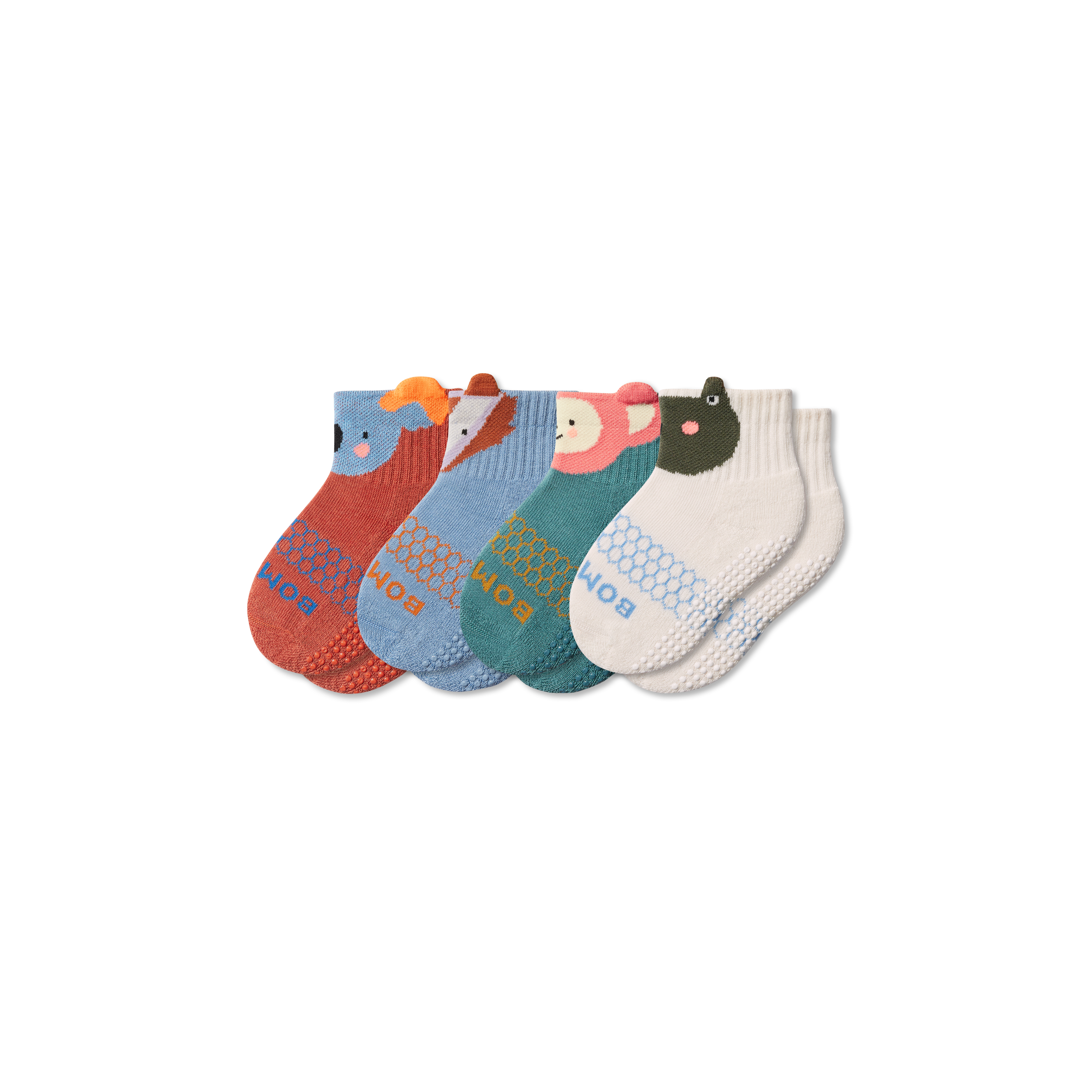 Toddler Forest Friends Calf Sock 4-Pack