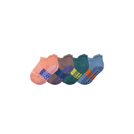 Toddler Gripper Ankle Sock 4-Pack