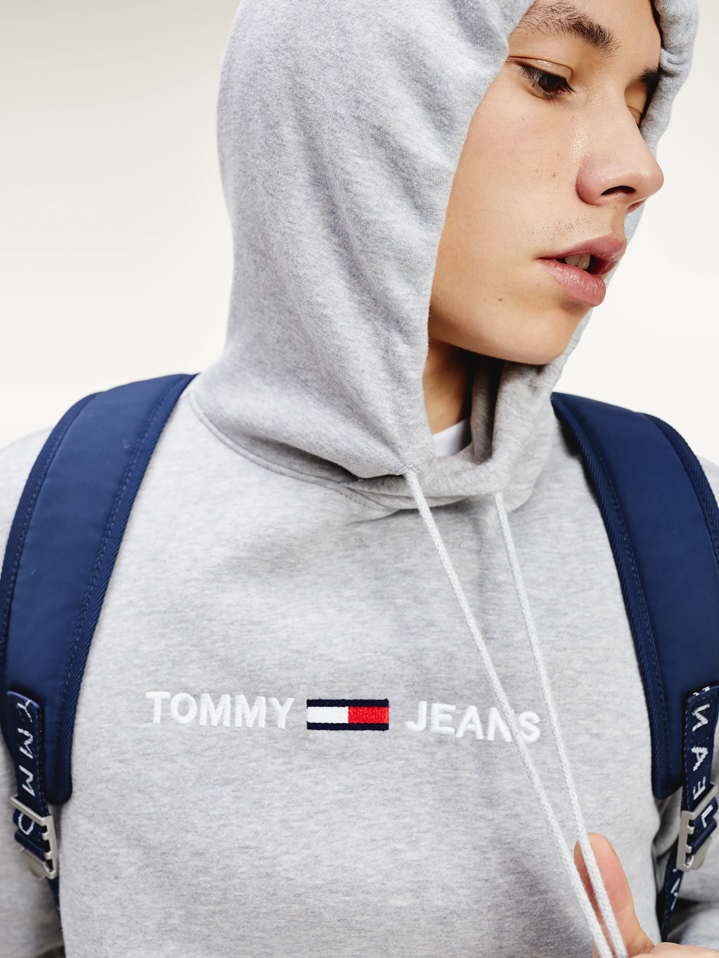 Tommy Jeans Straight Logo Hoodie | Sweatshirts & Hoodies | Tommy Hilfiger