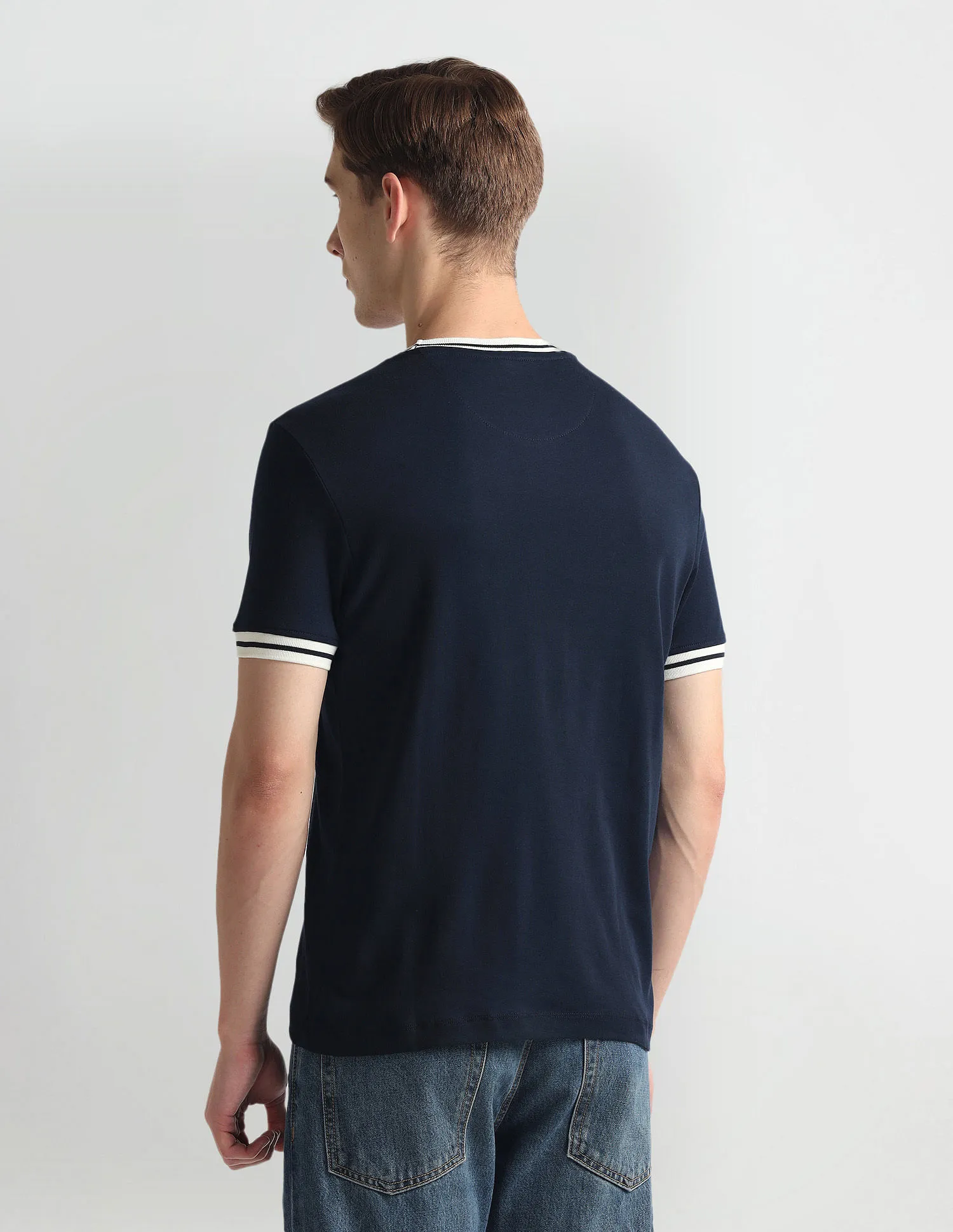 U.S. Polo Assn. Denim Co. Crew Neck Solid T-Shirt