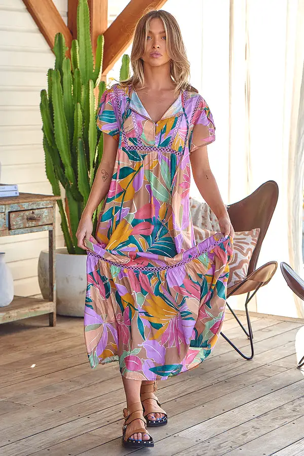 Valerie Maxi Dress Matisse Print