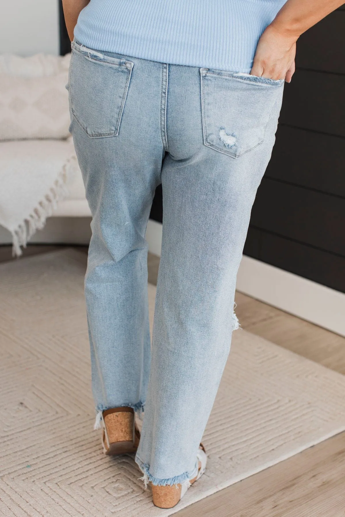 Vervet 90's Dad Jeans- Eliana Wash