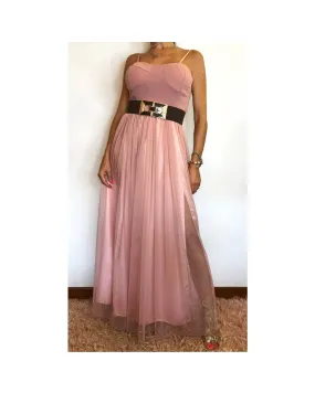 Vestito lungo in tulle, CIPRIA