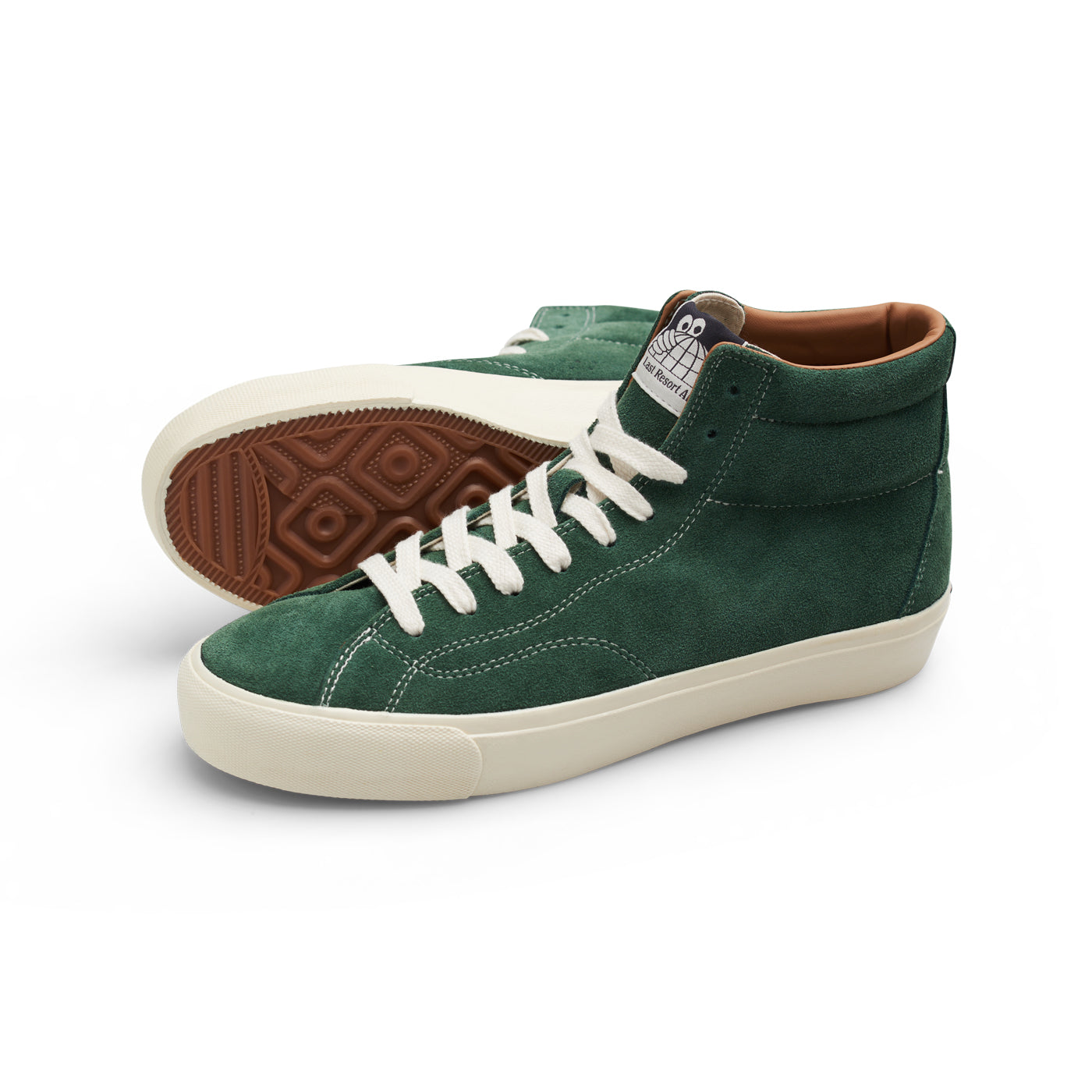 VM003-Hi Suede (Elm Green/White)