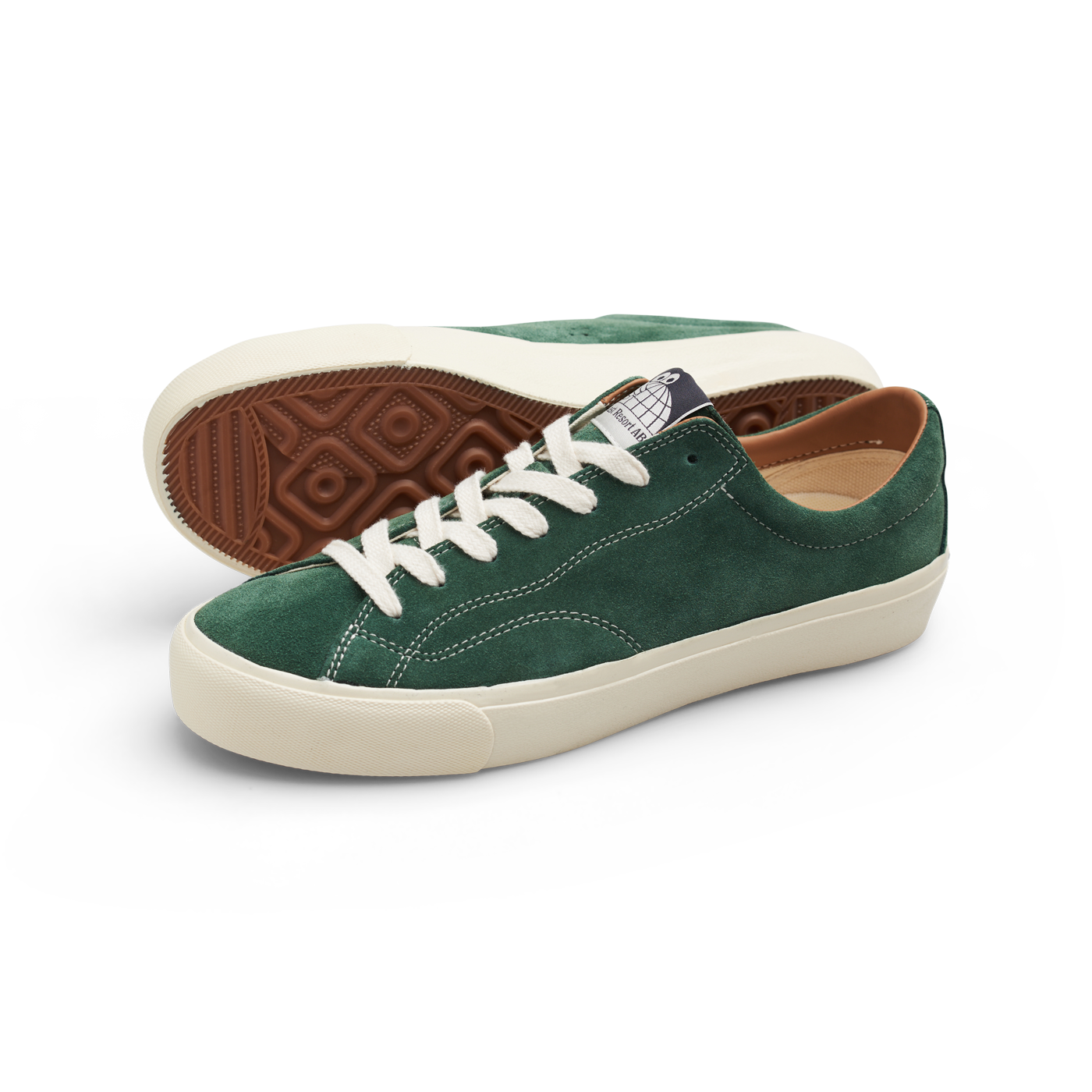 VM003-Lo Suede (Elm Green/White)