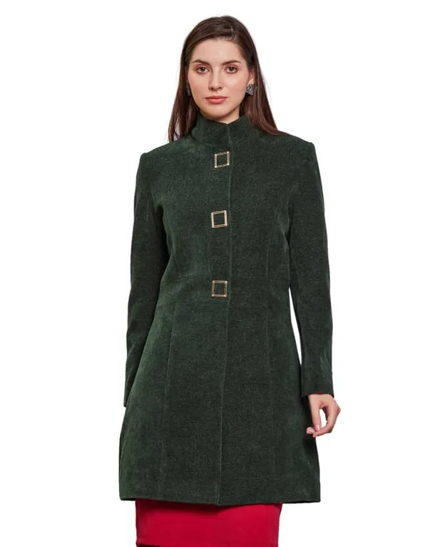 Women Coat D.Green Color