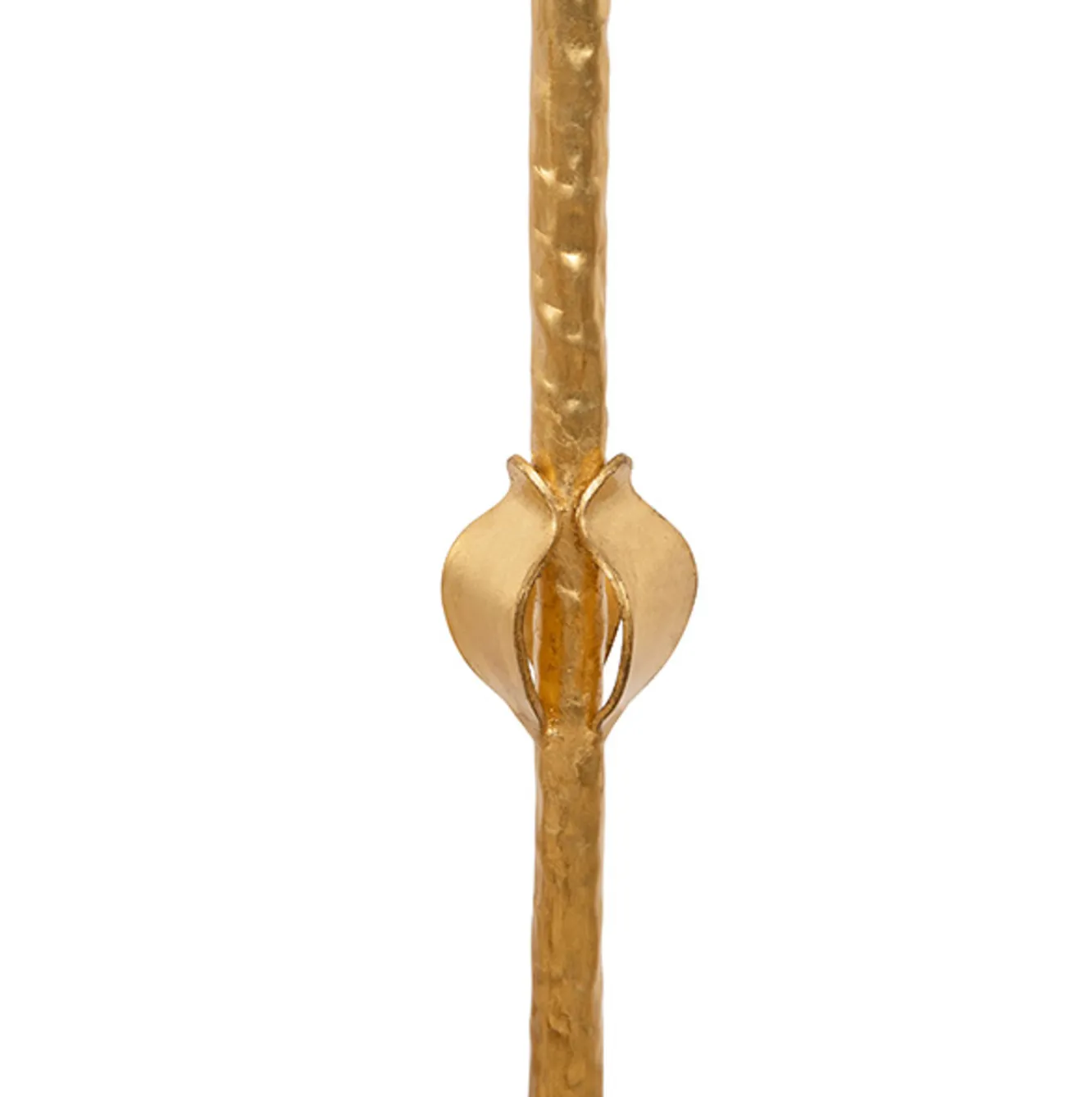 Worlds Away Belinda Gold Leaf Tole Floor Lamp